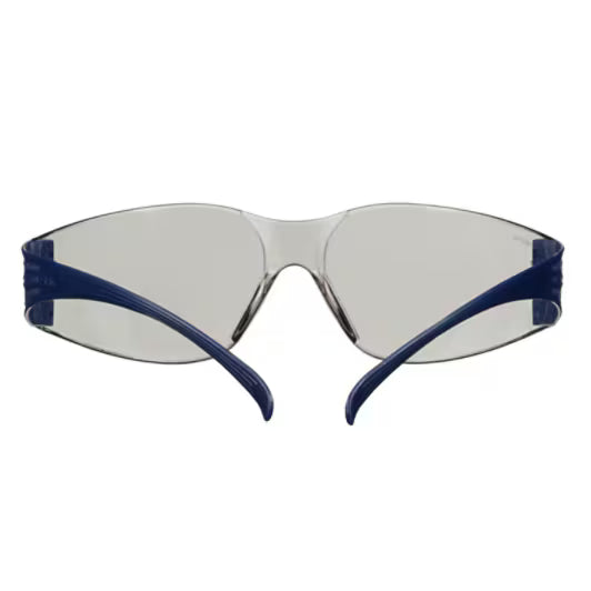 3M™ SecureFit™ 100 Veiligheidsbril, blauw montuur, antikras/anticondens, lichtgrijze lens voor binnen/buiten, SF107AF-BLU-EU, 20/doos