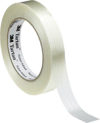 Tartan™ Kruisgeweven Vezelversterkte Tape 8953, Transparant, 25 mm x 50 m, 0.1 mm