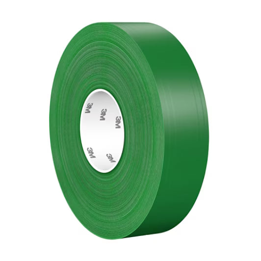 3M™ Duurzame vloermarkeringstape 971, Groen, 50.8 mm x 33 m, 0.43 mm, individueel ingepakt, handig verpakt