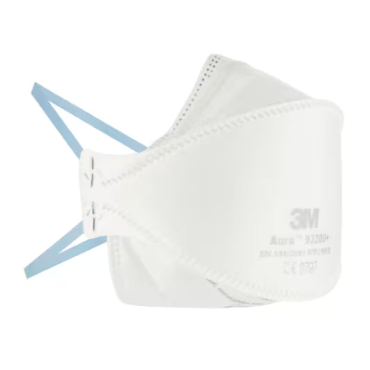 3M™ 9320D+ Aura™ Wegwerpstofmaskers, FFP2, zonder ventiel, 5/verpakking