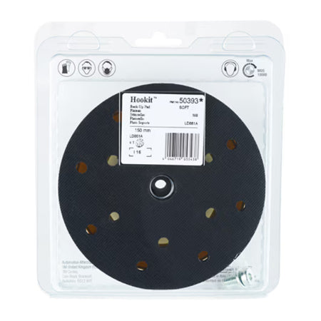 3M™ Hookit™ Steunschijf, 150 mm, M8, 15 gaten, Zacht, 50393