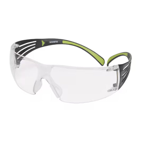 3M™ SecureFit™ 400 Veiligheidsbril, zwart/groen montuur, antikras/anticondens, heldere lenzen, SF401AS/AF-EU