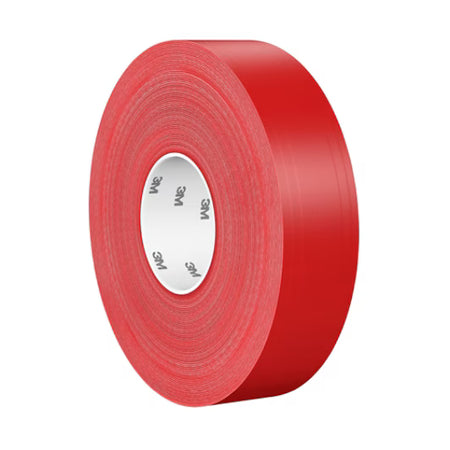 3M™ Duurzame vloermarkeringstape 971, Rood, 50.8 mm x 33 m, 0.43 mm, individueel ingepakt, handig verpakt