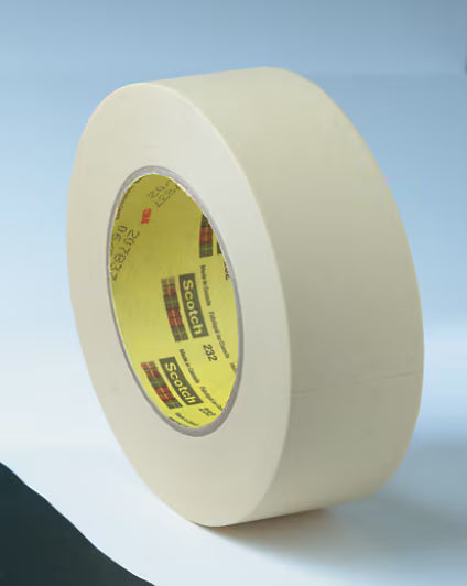 3M™ Krachtige Afplaktape 232, Beige, 25 mm x 50 m
