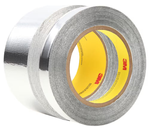 3M™ Aluminium Tape 425, Zilver, 50 mm x 55 m, 0.12 mm