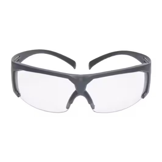 3M™ SecureFit™ 600 Veiligheidsbril, grijs montuur, Scotchgard™ condenswerende en krasbestendige coating (K&N), heldere lenzen, SF601SGAF-EU, 20/doos
