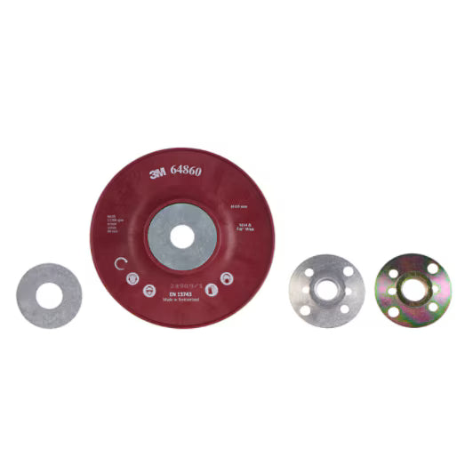 3M™ High Performance geribbelde steunschijf, 115 mm