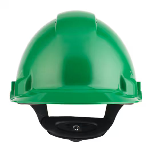 3M™ Veiligheidshelm, Uvicator, ratelverstelling, ventilatie, kunststof zweetband, groen, G3000NUV-GP