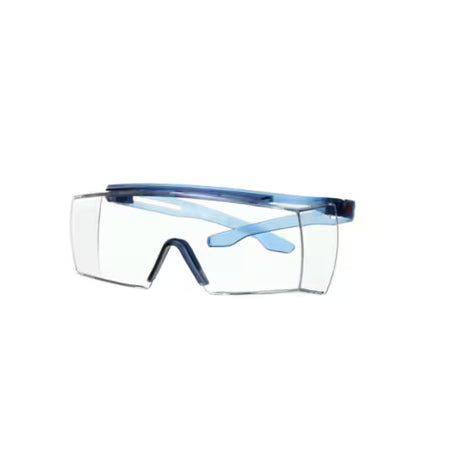 3M™ SecureFit™ 3700 Overzetbril, blauwe veren, Scotchgard™ anticondens (K&N), transparante lens, SF3701SGAF-BLU-EU, 20/doos