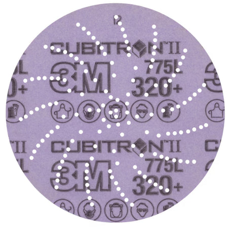 3M Xtract™ Cubitron™ II filmschijf 775L, 127 mm, 320+ 500LG, 50 per inner, 250 per case