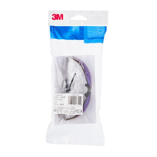 3M™ Metaliks™ Veiligheidssportbrillen, metalen montuur, krasbestendig, blauwe spiegellenzen, 71461-00003