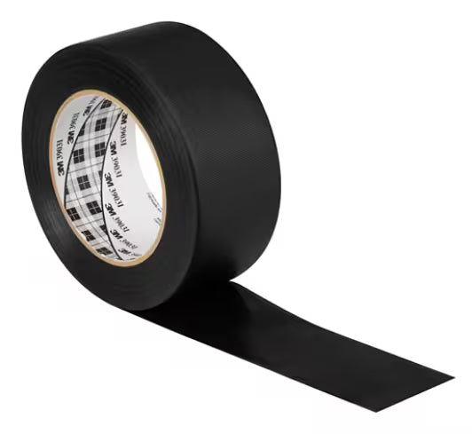 3M™ Vinyl Ducttape 3903i, Zwart, 50 mm x 50 m