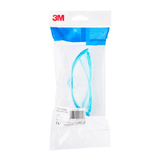 3M™ Refine veiligheidsbrillen 300-serie, krasbestendig/anticondens, heldere lens, 71507-00000