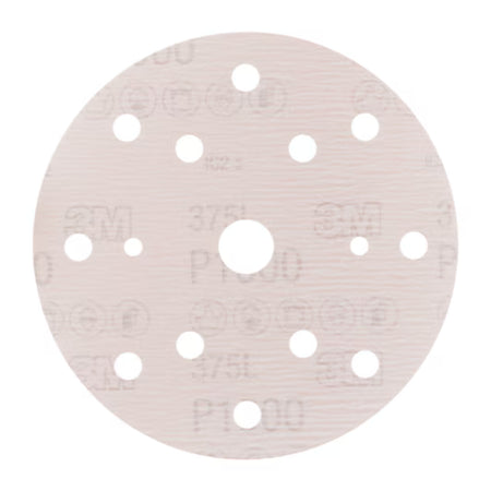 3M™ Hookit™ Film Schuurschijf 375L, 150 mm, 15 Gat, P1500, PN86706