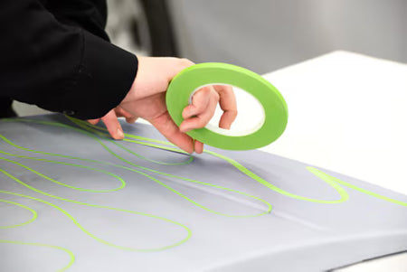 3M™ Precisie Maskeertape, Groen, 6.35 mm x 55 m, 06525