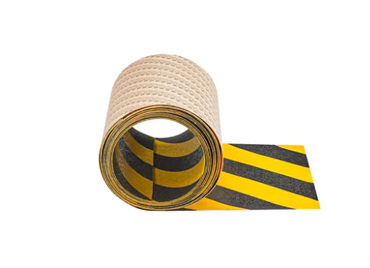 3M™ Safety-Walk™ Slip-Resistant General Purpose Tapes and Treads 613, Black/Yellow Stripe, 304.8mm x 18.3m, Roll, 1/case