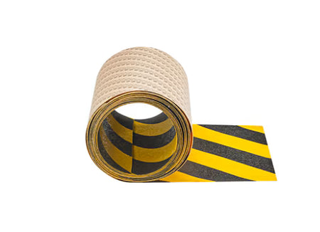 3M™ Safety-Walk™ Slip-Resistant General Purpose Tapes and Treads 613, Black/Yellow Stripe, 304.8mm x 18.3m, Roll, 1/case
