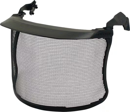 3M™ Gaas gelaatsscherm, standaard klep, roestvast staal, zwart, V4C
