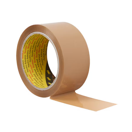 Scotch® Dozensluittape 371, Bruin, 75 mm x 66 m, 0.048 mm