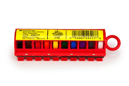 3M™ ScotchCode™ STD-0/9 Kabelmarkeringsdispenser, Kleuren gevuld