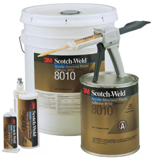 3M™ Scotch-Weld™ Geurarme Acrylaatlijm DP8010, Blauw, 490 ml