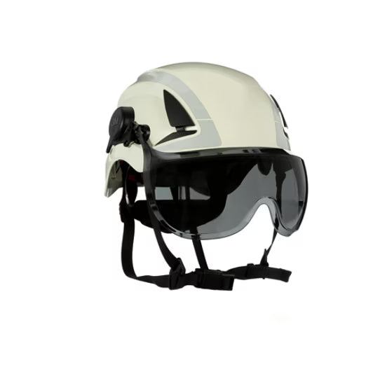 3M™ SecureFit™ Kort vizier voor X5-serie Veiligheidshelm, X5000 en X5500, grijs anti-condens krasbestendig polycarbonaat, X5-SV02-CE