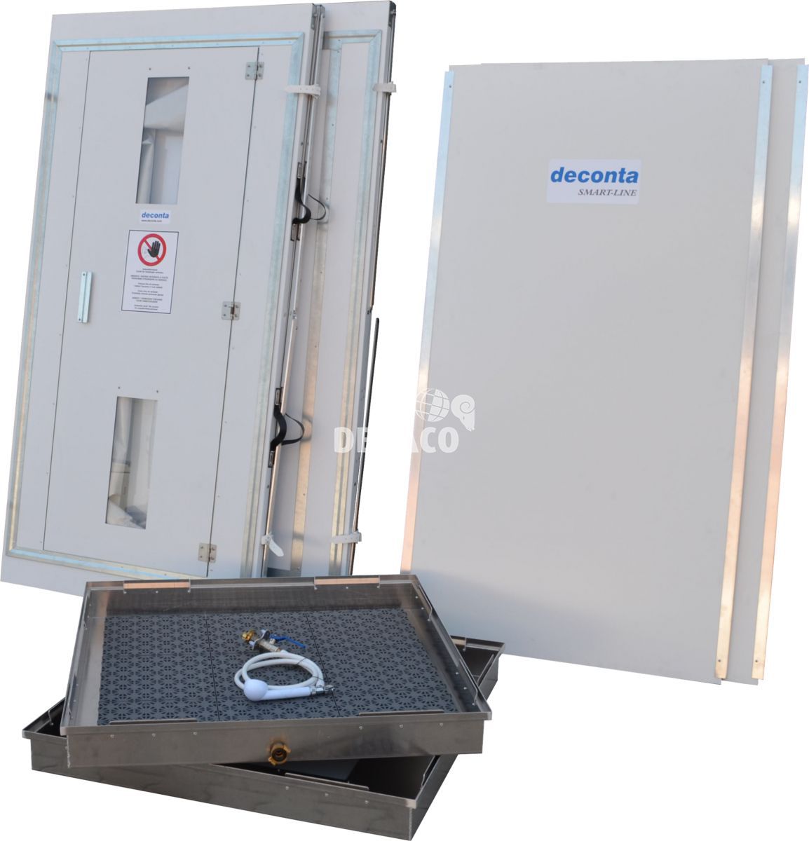 Deconta SMART-LINE 750 douchesluis 3 compartimenten