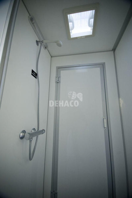 Dehaco D260 3-stage decontaminatiewagen enkelasser onderstel kleur wit