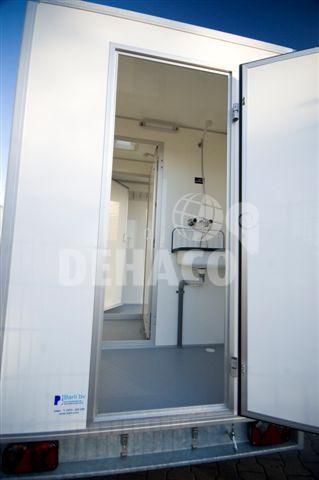 Dehaco D260 3-stage decontaminatiewagen enkelasser onderstel kleur wit