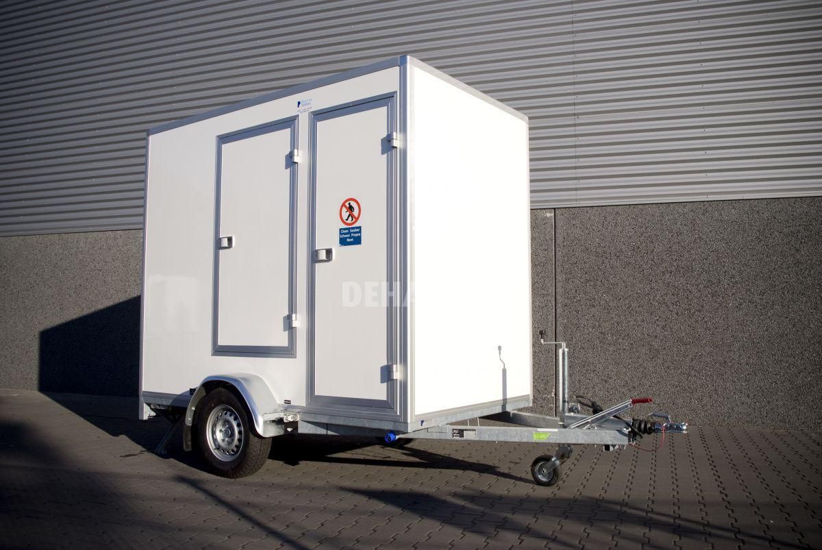 Dehaco D260 3-stage decontaminatiewagen enkelasser onderstel kleur wit
