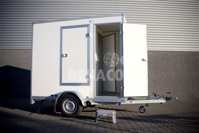 Dehaco D260 3-stage decontaminatiewagen enkelasser onderstel kleur wit