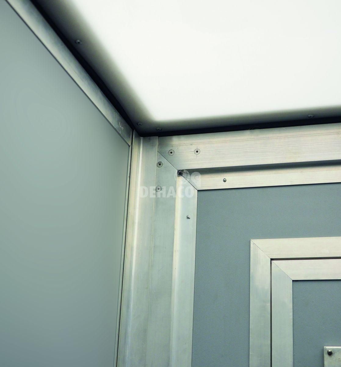 Dehaco panelendouche met 3 compartimenten 100 x 100 cm