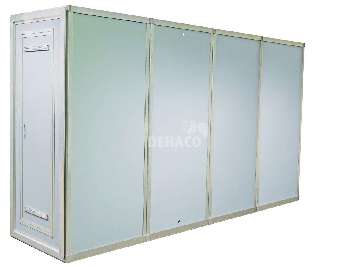 Dehaco panelendouche met 4 compartimenten 89 x 89 cm