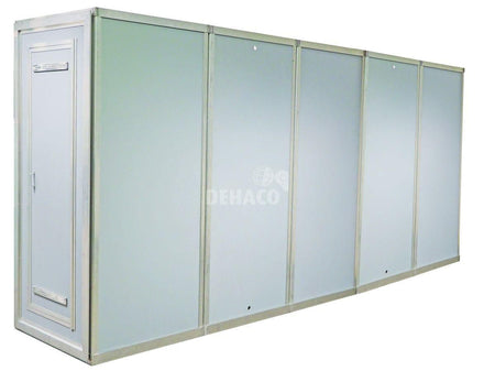 Dehaco panelendouche met 5 compartimenten 89 x 89 cm