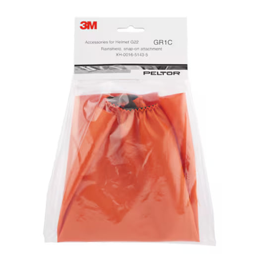 3M™ Nekregenscherm, oranje, buitenmontage, GR1C