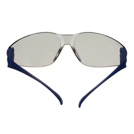 3M™ SecureFit™ 100 Veiligheidsbril, blauw montuur, antikras/anticondens, lichtgrijze lens voor binnen/buiten, SF107AF-BLU-EU, 20/doos