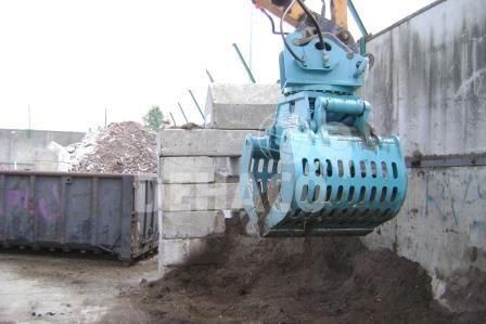 DSG1704-R Sloop- en sorteergrijper met rotatie 23 - 30 ton