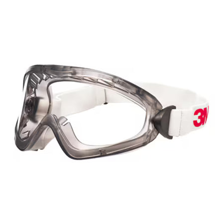 3M™ Ruimzichtbril Serie 2890, afgedicht, antikras/anticondens, heldere polycarbonaatlens, 2890S