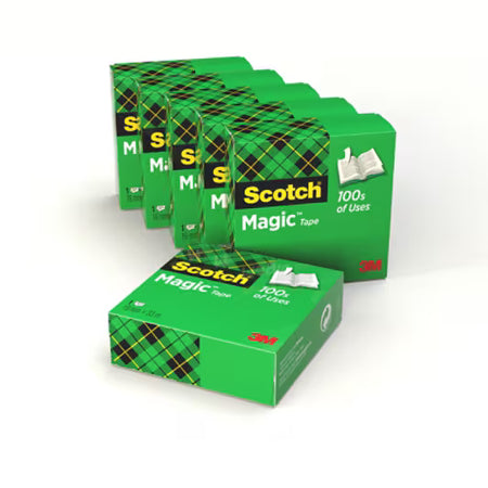 Scotch® Magic™ Onzichtbaar plakband, 6 rollen, 19 mm x 33 m