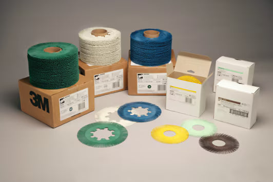Scotch-Brite™ Radial Bristle Brush Replacement Schijf BB-ZB, Type C, 150 mm x 2 mm x 51 mm, P80, Refill