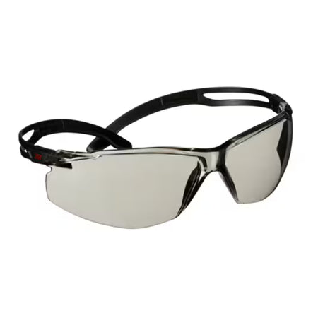 3M™ SecureFit™ 500 Veiligheidsbril, zwart montuur, Scotchgard™ condenswerende en krasbestendige coating (K&N), lichtgrijze lenzen voor binnen/buiten, SF507SGAF-BLK-EU, 20/doos