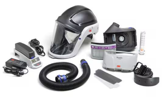 3M™ Versaflo™ Motoraangedreven ademhalingssysteem voor de zware industrie gebruiksklare kit, TR-300E+ HIK