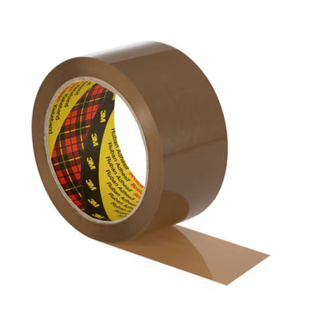 Scotch® Dozensluittape 371, Bruin, 25 mm x 66 m