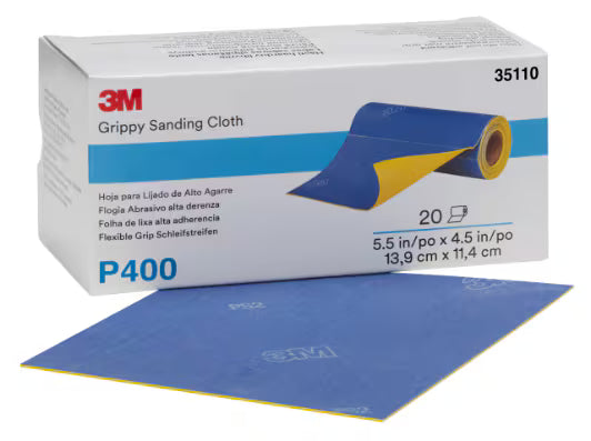 3M™ Flex Grip Handschuurvel, 139 mm x 114 mm, P400, 35110