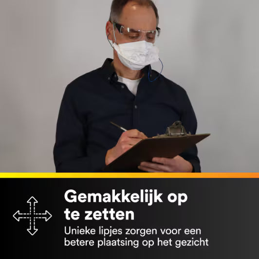 3M™ VFlex™ 9162E, Stofmasker, FFP2, met ventiel