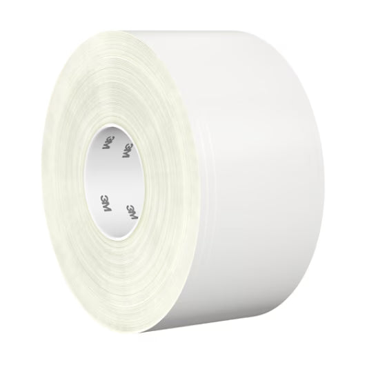 3M™ Duurzame vloermarkeringstape 971, Wit, 101.6 mm x 33 m, 0.43 mm, individueel ingepakt, handig verpakt