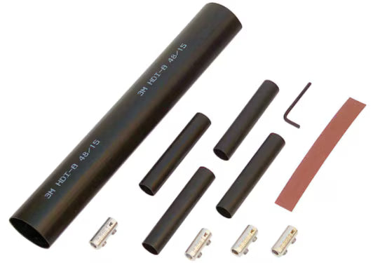 3M™ 91-AHMC Warmtekrimp-lijnverbindingsmof, 6/5, 0.6/1 kV, 5x 1.5 - 6 mm², Warmtekrimp connector