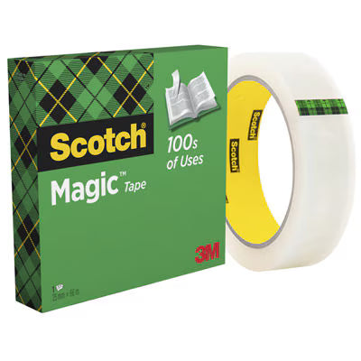Scotch® Magic™ Onzichtbaar plakband, 1 rol, 25 mm x 66 m