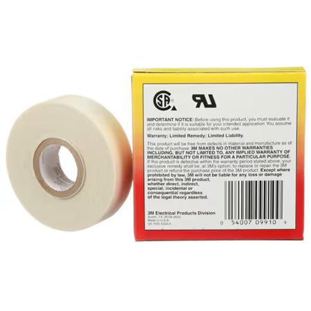 Scotch® 69 Glasvezeltape, Wit, 19 mm x 20 m x 0,18 mm