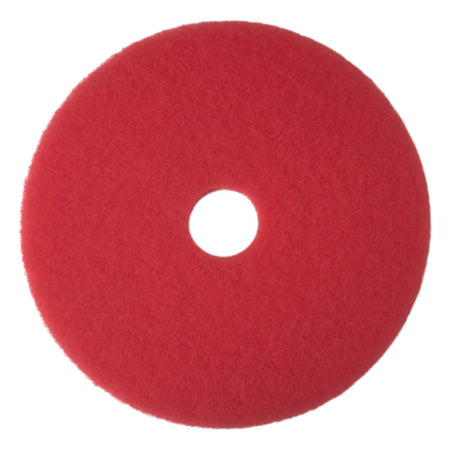 3M™ Standaard Reinigingspads, Rood, 432 mm, 5/Doos